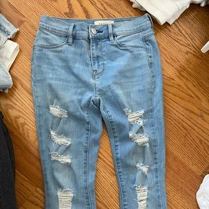 pacsun ripped jeggings